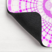 Tapis De Souris Fractale rose (Coin)