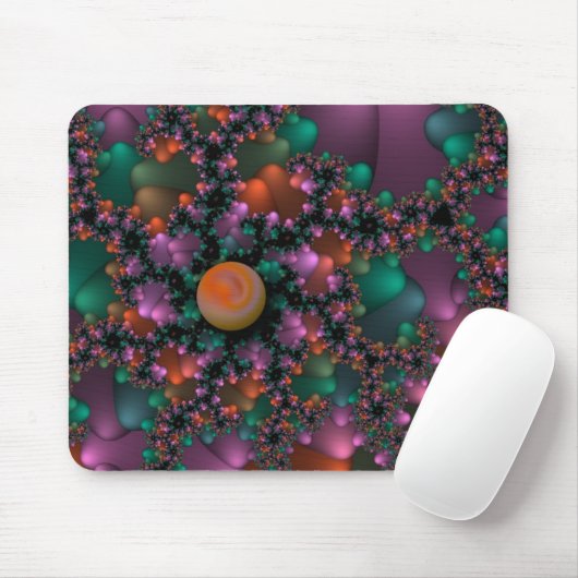 Tapis De Souris Fractales Mousepad (Mars) (Avec souris)