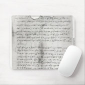 Tapis De Souris Fragment de lettre écrit par Christopher (Avec souris)