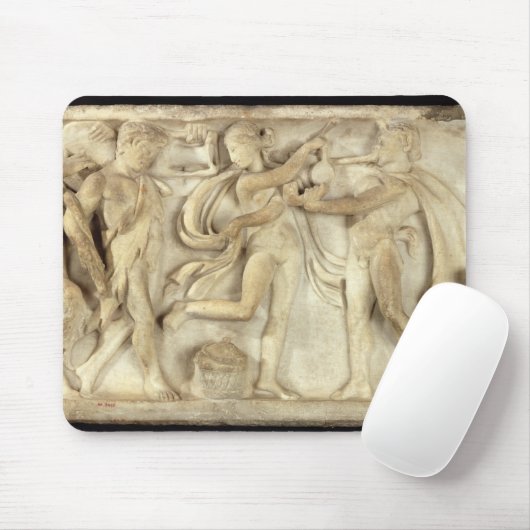 Tapis De Souris Fragment d'un sarcophage (Avec souris)