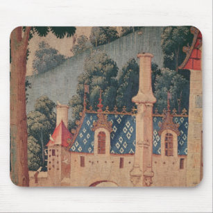 Tapis De Souris Fragment d'une tapisserie médiévale