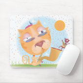 Tapis de souris frais de minou (Avec souris)