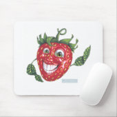 Tapis De Souris fraise (Avec souris)