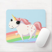 Tapis De Souris Fraise la licorne (Avec souris)