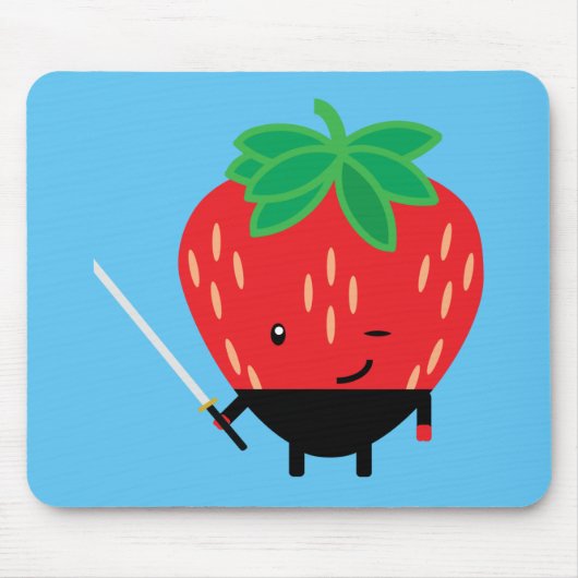 Tapis De Souris Fraise-Ninja (Devant)