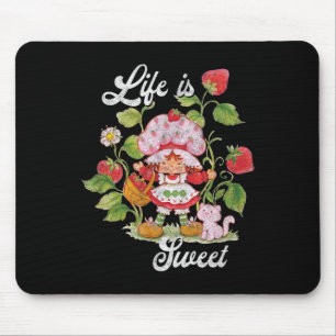 Tapis De Souris Fraise Shortcake Life is Sweet Vintage Berry G