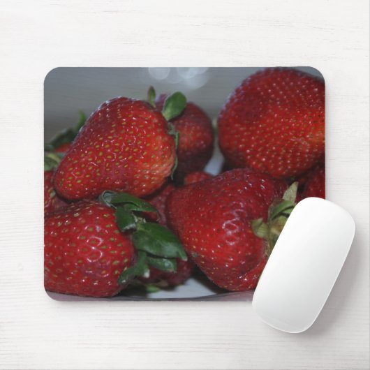 Tapis De Souris fraises (Avec souris)