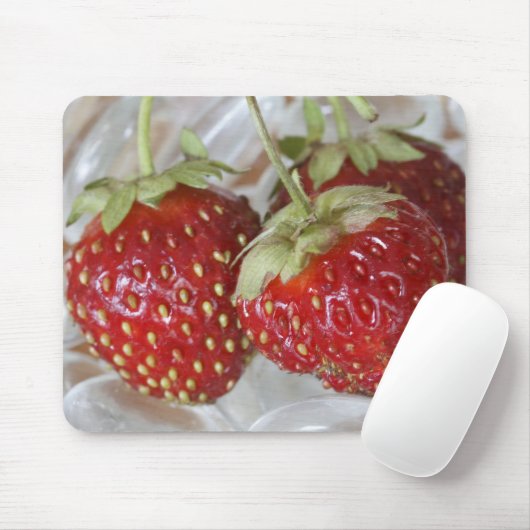 Tapis De Souris Fraises (Avec souris)