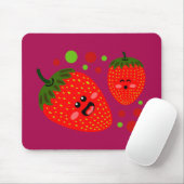 Tapis De Souris Fraises (Avec souris)