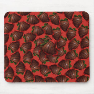 Tapis De Souris Fraises couvertes de chocolat
