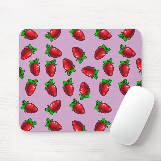 Tapis De Souris Fraises fraîches (Avec souris)