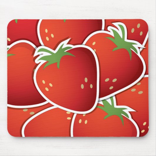 Tapis De Souris Fraises funky (Devant)