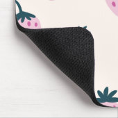 Tapis De Souris Fraises rose (Coin)