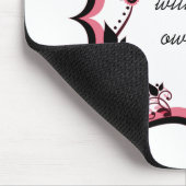 Tapis De Souris Frame Floral Sassy Mousepad, Rose (Coin)