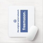 Tapis De Souris Franc-maçonnerie, le réseau social original. (Avec souris)