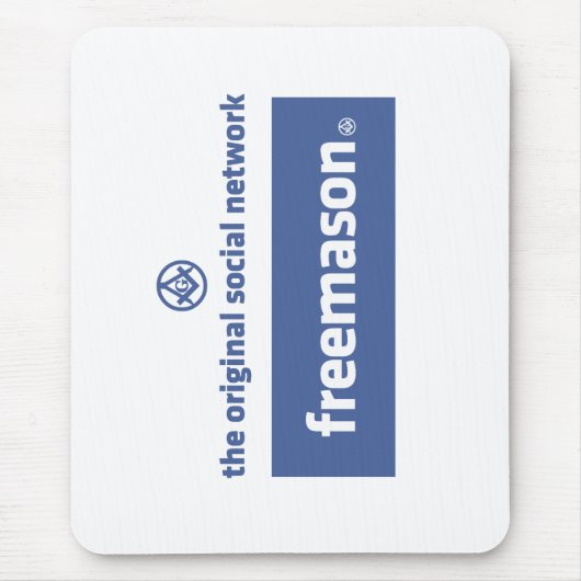 Tapis De Souris Franc-maçonnerie, le réseau social original. (Devant)