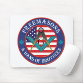 Tapis De Souris Franc-maçons - bande des frères (Avec souris)