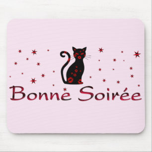 Tapis De Souris Français : Bonne Soiree