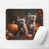 Tapis De Souris Français Chien Chien Chien Chien Chien Puppy Autom (Avec souris)