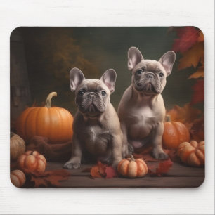 Tapis De Souris Français Chien Chien Chien Chien Chien Puppy Autom