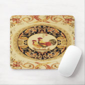 Tapis de souris français de conception de coq et (Avec souris)