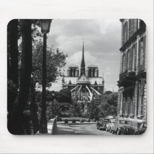 Tapis De Souris France vintage Paris notre dame île saint louis
