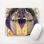 Tapis De Souris Frances MacDonald - Printemps (Avec souris)