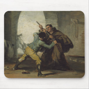 Tapis De Souris Francisco Goya - Le Friar Pedro lève le pistolet