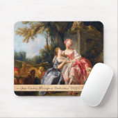 Tapis De Souris Francois Boucher l'art rococo de dames de Dou de (Avec souris)