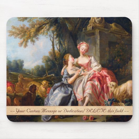Tapis De Souris Francois Boucher l'art rococo de dames de Dou de (Devant)