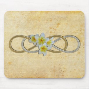 Tapis De Souris Frangipani double infinité BiColor
