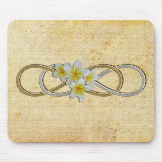 Tapis De Souris Frangipani double infinité BiColor (Devant)