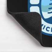 Tapis De Souris Frankenmuth Michigan Mi Retro Winter Forest Souven (Coin)