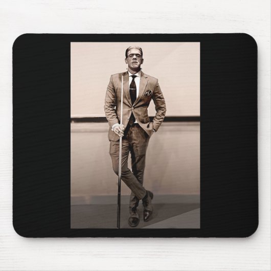 Tapis De Souris Frankenstein Dapper Frankenstein Monster En Costum (Devant)