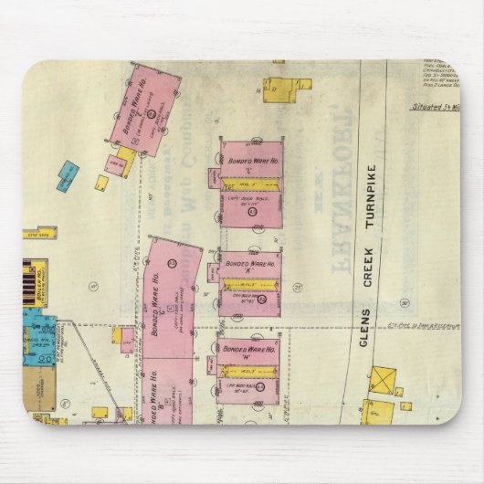 Tapis De Souris Frankfort, Kentucky 12 (Devant)