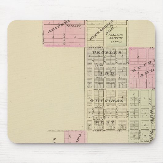 Tapis De Souris Franklin, Nebraska (Devant)