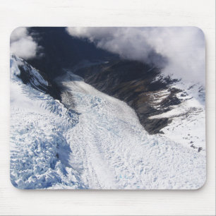 Tapis De Souris Franz Josef Glacier Vue aérienne, Nouvelle-Zélande
