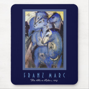 Tapis De Souris Franz Marc - le cavalier bleu - art