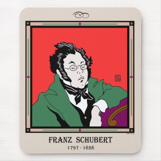 Tapis De Souris Franz Schubert Mousepad (Devant)