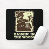 Tapis De Souris Frapper dans les bois pour le disc golf (Avec souris)