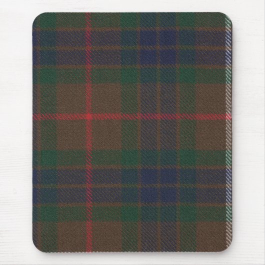 Tapis De Souris Fraser chassant le tartan moderne Mousepad (Devant)