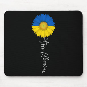 Tapis De Souris Free Ukraine Sun Flower Support Ukraine