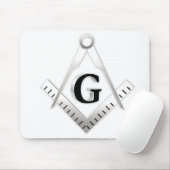 Tapis De Souris Freemasonry sign (Avec souris)
