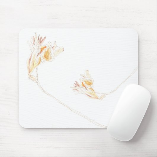 Tapis De Souris Freesia No. 3 séché (Avec souris)