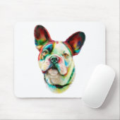 Tapis De Souris French Buldog Bright Bust (Avec souris)