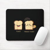 Tapis De Souris French Toast Funny Pun Novelty  (Avec souris)