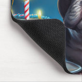 Tapis De Souris Frenchie Birthday Bash : Un mignon Bulldog françai (Coin)