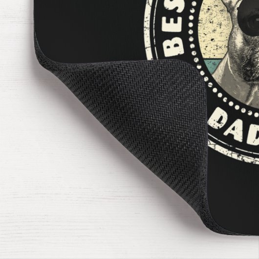 Tapis De Souris Frenchie Dad Jour Rétro Français Bulldog Lover Pro (Coin)