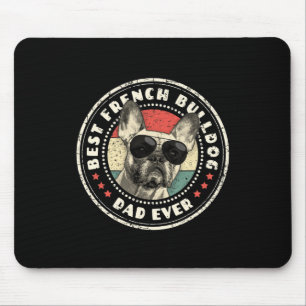 Tapis De Souris Frenchie Dad Jour Rétro Français Bulldog Lover Pro