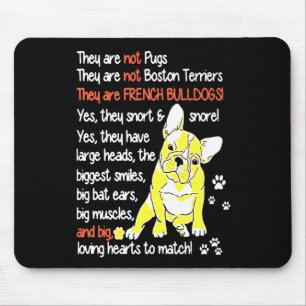 Tapis De Souris Frenchie Gift Ils Sont Français Bulldogs Cadeau